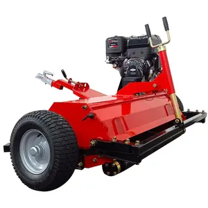 Tow Mesin Bensin Yang Digerakkan Oleh Taman ATV Di Belakang Mesin Pemotong Flail Mesin Pemotong Rumput