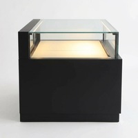 Vitrine de rangement commerciale haut de gamme en acier inoxydable éclairée par LED pour bijouterie, coffre à bijoux vertical