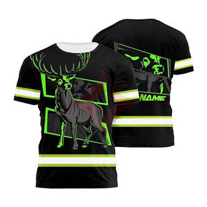 Camiseta de Seguridad ANSI Clase 1 Impermeable con Logotipo Personalizado, Manga Corta, Alta Visibilidad y Reflectante para Hombre - Product Image 1