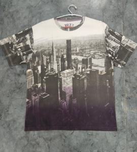 เสื้อแฟชั่นแบบสวมหัวสำหรับผู้ชายเสื้อยืดคอกลมใส่สบายปรับแต่งได้ - Product Image 3