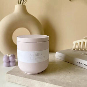 Homeware yên tĩnh Bộ sưu tập vani thơm đậu nành sáp nến Quà Tặng thiết lập với sang trọng bằng gỗ bấc đốt tùy chỉnh thơm - Product Image 4