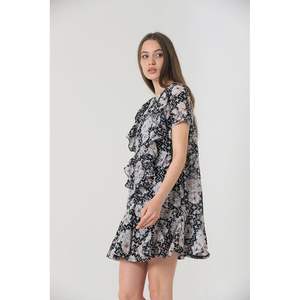 Robes à motifs floraux noirs en gros de Topshow - Product Image 1