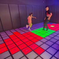 Sistema de Juego Interactivo de Proyección para Niños, Tipo Hopscotch, para Interiores, Venta al Por Mayor del Fabricante, para Áreas de Juego en Centros Comerciales, Juego de Piso LED, OEM