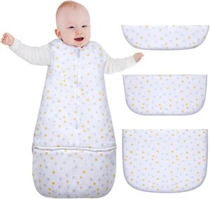 ขายส่งถุงนอนผ้าฝ้ายเด็กทารก Unisex แขนยาวสวมใส่ได้ กระสอบ ผ้าห่ม / ถุงนอนเด็ก - Product Image 2