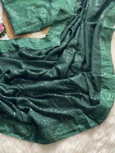 สินค้ามาใหม่ล่าสุดดูสง่างามพิเศษ georgette กับ Saree ปักเลื่อมจากซัพพลายเออร์ surat - Product Image 6