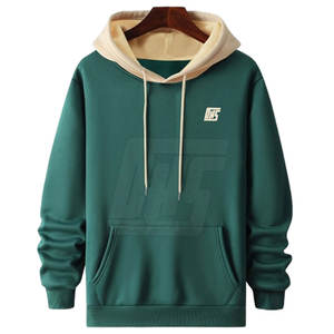 Sweats à capuche pour hommes de couleur unie pull sweat décontracté hiver vêtements chauds en vrac vente en gros de sweats à capuche pour hommes - Product Image 1