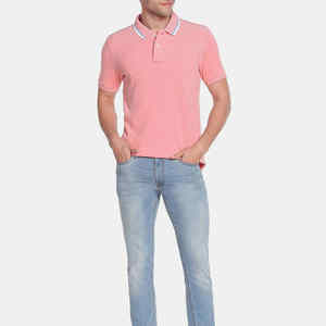 Camiseta de polo con diseño de logotipo bordado para hombre, ropa de calle, camiseta de golf de Color sólido de estilo moderno para hombre, la mejor venta en línea - Product Image 4