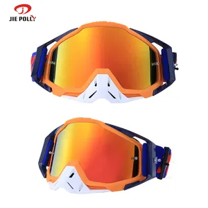 Jiepolly Oem Classic Uv400 Moto Glasses For Motorcycle Custom Logo Atv Off Road Dirt Bike Motocross Racing Mx Goggles Suppliers