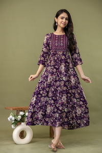 Kurtis Anarkali Reales de Fabricante Indio, Ropa Étnica al por Mayor, Diseños Tradicionales y Elegantes - Product Image 2