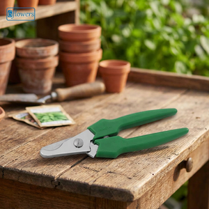 Cortauñas de Acero Inoxidable para Mascotas con Cubierta de Plástico Verde con Diseño de Flores Seis Flores/Six Flowers OEM SFN # 64 - Product Image 3