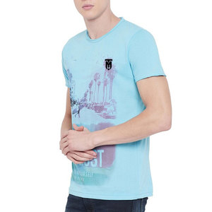 Las camisetas 100% de algodón más vendidas para hombre, patrón sólido de moda, logotipo personalizado, ajuste holgado, 220 gramos de peso, Digital en blanco - Product Image 2