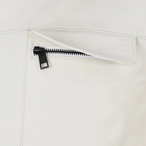 แจ็กเก็ตหนังแท้สำหรับผู้ชายแจ็กเก็ตหนังแท้สไตล์สตรีทแวร์เสื้อแจ็กเก็ตหนังแฟชั่น - Product Image 4