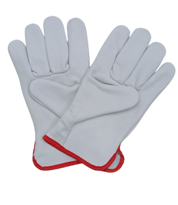 Gants de mécanicien en cuir de mouton Sécurité de la construction Travail Industrie de plein air Protection doublée de nylon Gants de conduite - Product Image 1