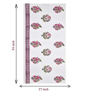 Toallas de Algodón Rosa Buta de Lujo Hechas a Mano en India, Estampadas a Mano con Diseño Único, 135x68cm - Product Image 4