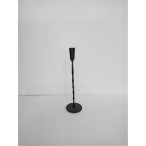 Candelabro Cónico de Metal Negro Mate, Candelabro de Hierro Forjado para Centro de Mesa de Boda |   Candelabro Moderno Minimalista - Product Image 1