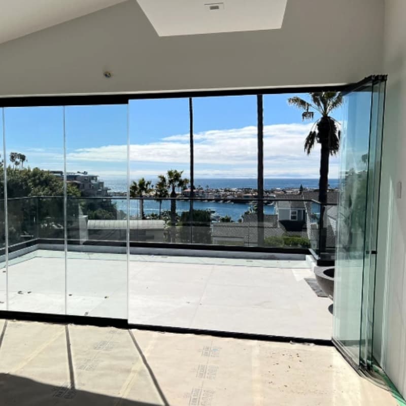 Modern Folding Glass Door Balcony Accordion
