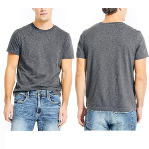 เสื้อยืดแขนสั้นสำหรับผู้ชายผ้าฝ้าย100% ขนาดใหญ่พิเศษพิมพ์โลโก้ได้ตามต้องการ - Product Image 5