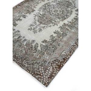 พรมขนสัตว์ถักมือสีน้ำตาลเบจวินเทจ รุ่น Pae-2941 ลายเหรียญรูปสี่เหลี่ยมผืนผ้า สำหรับตกแต่งบ้าน ห้องนั่งเล่น ทางเดิน ห้องนอนวัยรุ่น - Product Image 2