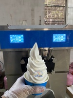Daul System IJsmachine 3 Smaken Commerciële Automatische Verticale Soft Serve IJsmachine voor Bedrijven