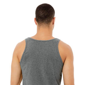 Airlume-Camiseta sin mangas de algodón para hombre y mujer, Camiseta de algodón peinado y anillo de 100% oz, color gris, con costura lateral, 4,2 - Product Image 6