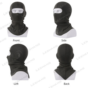 Masque tactique en maille respirante sans couture, léger, respirant, couvrant entièrement le visage, extensible, unisexe, balaclava, 100% polyester, image - Product Image 6