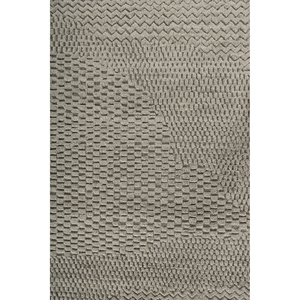 Alfombra de Lana Anudada a Mano Entropy Green AKWL-2092 9x12 Rectangular para Sala de Estar, Patrón Abstracto para Decoración del Hogar y Pasillo - Product Image 3