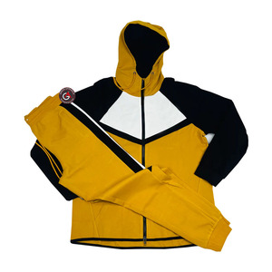 Custom Made Alpha | Phi Embroidery Men Fleece Tracksuit | Wholesale Fraternity Embroidered High Custom Style <b>Jogging</b> <b>Suit</b> - Product Image 3