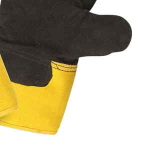 Meilleure vente à chaud, nouveau dernier design de gants de travail canadiens, gants de sécurité en cuir de vachette confortables et respirants - Product Image 4