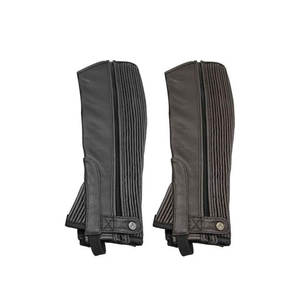 Guêtres d'équitation à couverture intégrale pour un confort optimal, idéales pour les cavaliers de piste et tout-terrain, avec finition résistante aux intempéries pour des aventures équestres. - Product Image 2