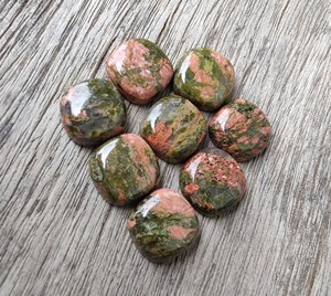 Lavira gia chứng nhận AAA + unakite Cushion cut Loose đá quý nhiều màu cao hiệu chỉnh phẳng trở lại chúng tôi bán buôn kích cỡ - Product Image 5