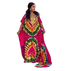 Women Rayon Printing Maxi Dress Made from Cloth Fabric with Block Printed Detailing Comfortable <b>Plus</b> <b>Size</b> Beach Dress Wholesale - Product Image 1