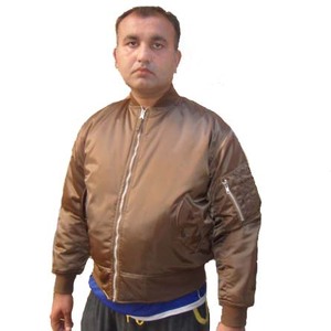 Blousons de vol unisexe MA1 Blousons de pilote en toile en nylon respirant avec logo imprimé personnalisé Service OEM disponible - Product Image 1