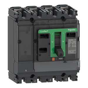สวิตช์ตัดวงจร SCHNEIDER ELECTRIC ComPacT NSX160NA C164160S แบบ 4 ขั้ว ชนิดติดตั้งถาวร กระแสไฟฟ้าความร้อน 160A - Product Image 1