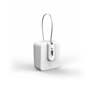 Квадратная портативная коробка для сейфа Водонепроницаемая пляжная коробка с паролем с кабелем для персонального безопасного небольшого корпуса с кодовым замком