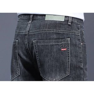 Summer Denim Shorts Men Stretch Ripped <b>Jeans</b> Man <b>Slim</b> Straight Shorts Fashion Black <b>Jeans</b> Soild Shorts Streetwear Man Clothing - Product Image 6