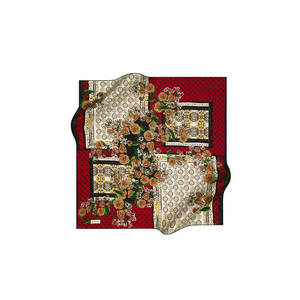 Écharpe carrée en twill de soie Pierre Cardin 90x90 - Product Image 1