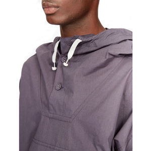 Sudadera con capucha de algodón recubierta personalizada para hombre, Sudadera con capucha creativa con cordón y bolsillo frontal, detalle de botones decorativos, sudadera con capucha para hombre - Product Image 4