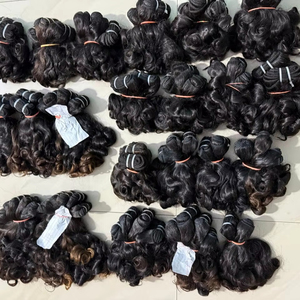 Fournisseur Vente en gros Prix de la plus haute qualité en vrac birman bouclé un donneur brut non transformé 100% extensions de cheveux humains pour tressage - Product Image 1