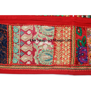 Handmade 78\" Patchwork <b>Window</b> Door Valance Topper Decorative Wall Hanging <b>Curtains</b> & Valances - Product Image 3