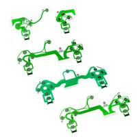 Boutons de remplacement sans fil verts, circuit imprimé, film conducteur, clavier flexible EVA pour manette de jeu Dualshock 4 Pro Slim