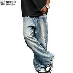กางเกงยีนส์2025ทรงขากว้างสไตล์วินเทจของผู้ชายกางเกงลำลองแนวสตรีทแฟชั่นใหม่แห้งเร็วสำหรับฤดูใบไม้ร่วง - Product Image 1