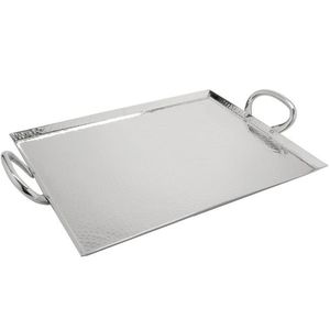 Wholesale Prices Serving <b>Tray</b> With Handles Double Sided Eco Friendly Metal <b>Large</b> Storage Display Metal <b>Tray</b> With Logo - Product Image 2