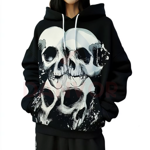 Sweat-shirt à capuche en molleton pour homme en gros, manches longues, simple, streetwear, design personnalisé, sweat-shirt pour homme - Product Image 3