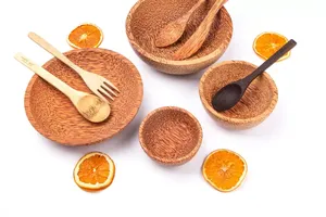 ¡Venta caliente! Cuchara de bambú en forma de corazón Cuchara mezcladora de madera para servir Cocina de campo vintage Cuchara de madera - Product Image 2