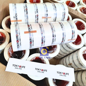 Cinta de etiquetas de embalaje impresa con logotipo personalizado de alta calidad y asequible del distribuidor superior - Product Image 3