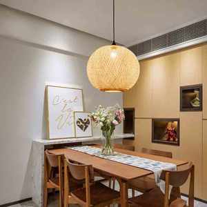 Bamboo <b>Pendant</b> <b>Light</b> Designed with Natural Bamboo Weaving Warm <b>Light</b> Diffusion and Decorative Hanging Style for Interior Use - Product Image 4