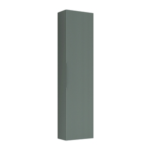 Colonna di Elizabeth con porta pieghettata reversibile per mobili da bagno 140x35x20cm verde opaco confezione da 1 - Product Image 1
