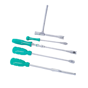 Juego de Instrumentos Quirúrgicos Ortopédicos para Rodilla y Cadera, Certificado ISO13485 Clase I, 11 Piezas, Acero Inoxidable de Alta Calidad, CE - Product Image 2