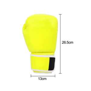 Gants de boxe professionnels en cuir rouge personnalisés les plus vendus pour l'extérieur, une utilisation décontractée, écologique et respirante - Product Image 4