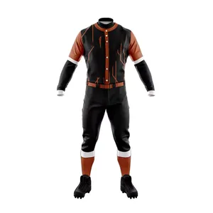 Uniforme de baseball pour jeunes avec logo personnalisé de haute qualité meilleure vente pantalon de softball avec maillot respirant imprimé vierge dans un style uni - Product Image 5